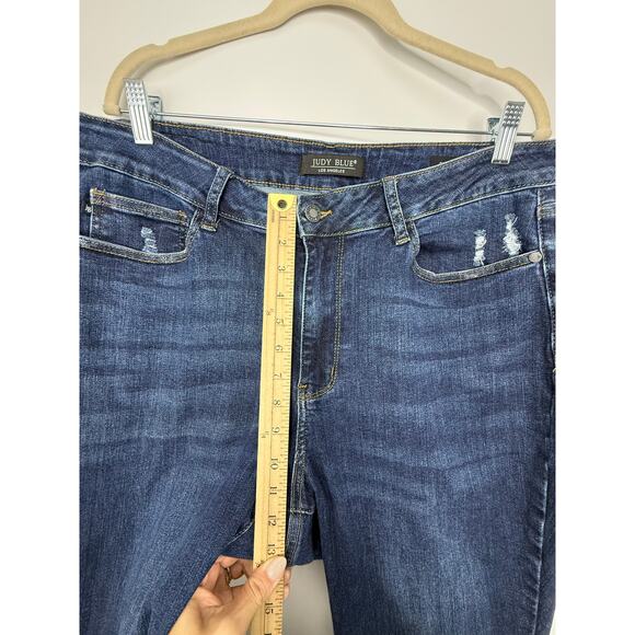 Judy Blue Slim Bootcut Jeans Dark Wash Size 18W Stretch Denim Casual - Picture 7 of 9